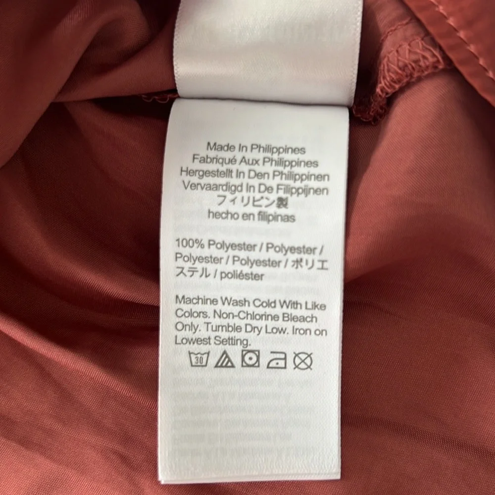 J. Crew Ruffle Featherweight Satin Scoopneck Top